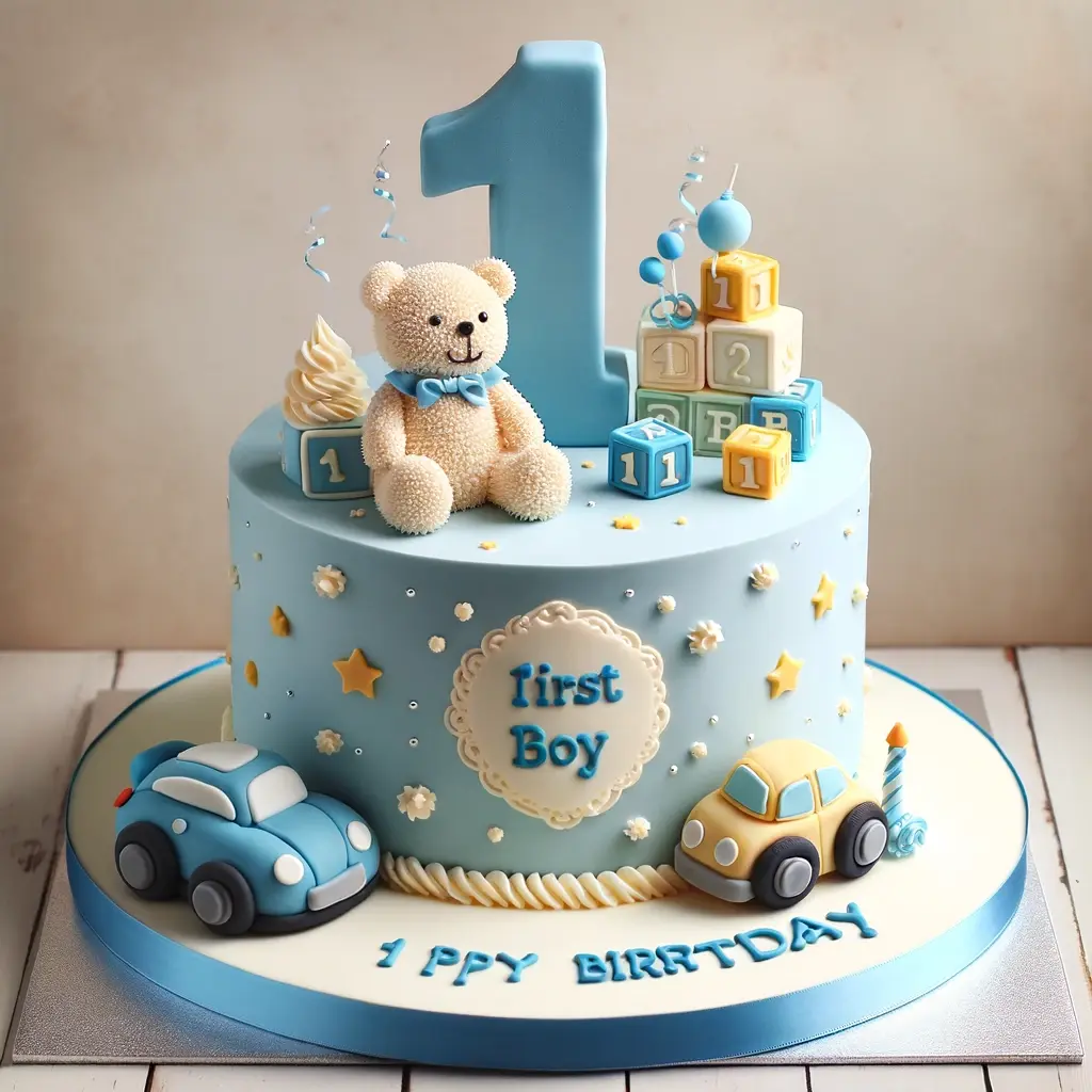 First Birthday Grand Prix Cake