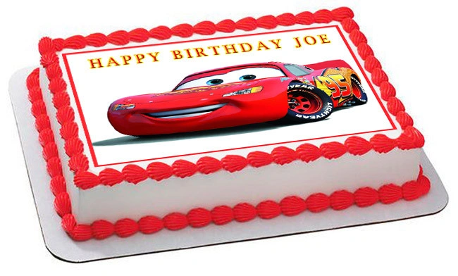 Car Bday Poster Cake