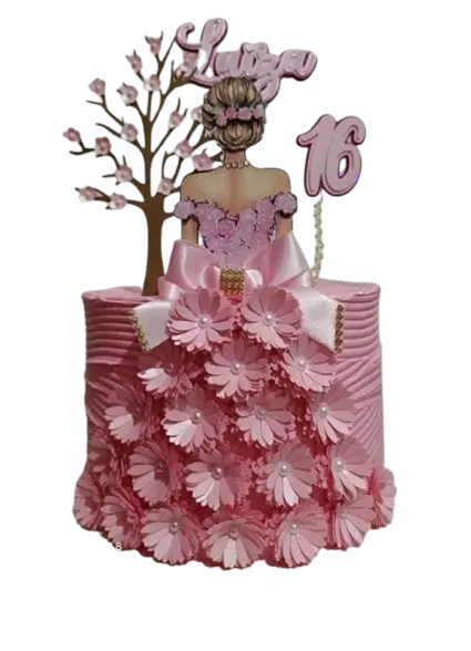 Floral Fantasy Doll Cake