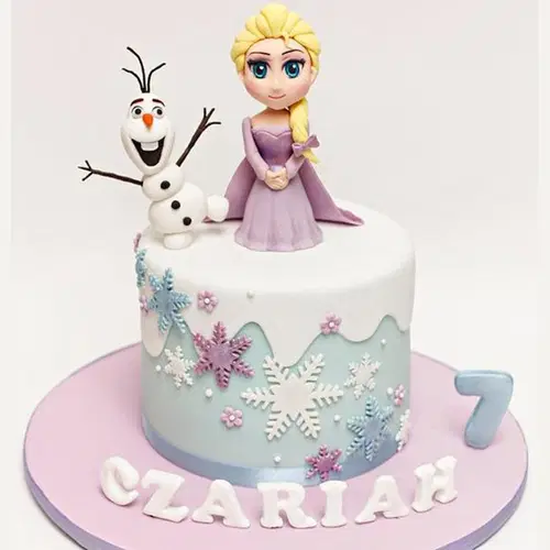 Elsa Winter Wonderland Cake
