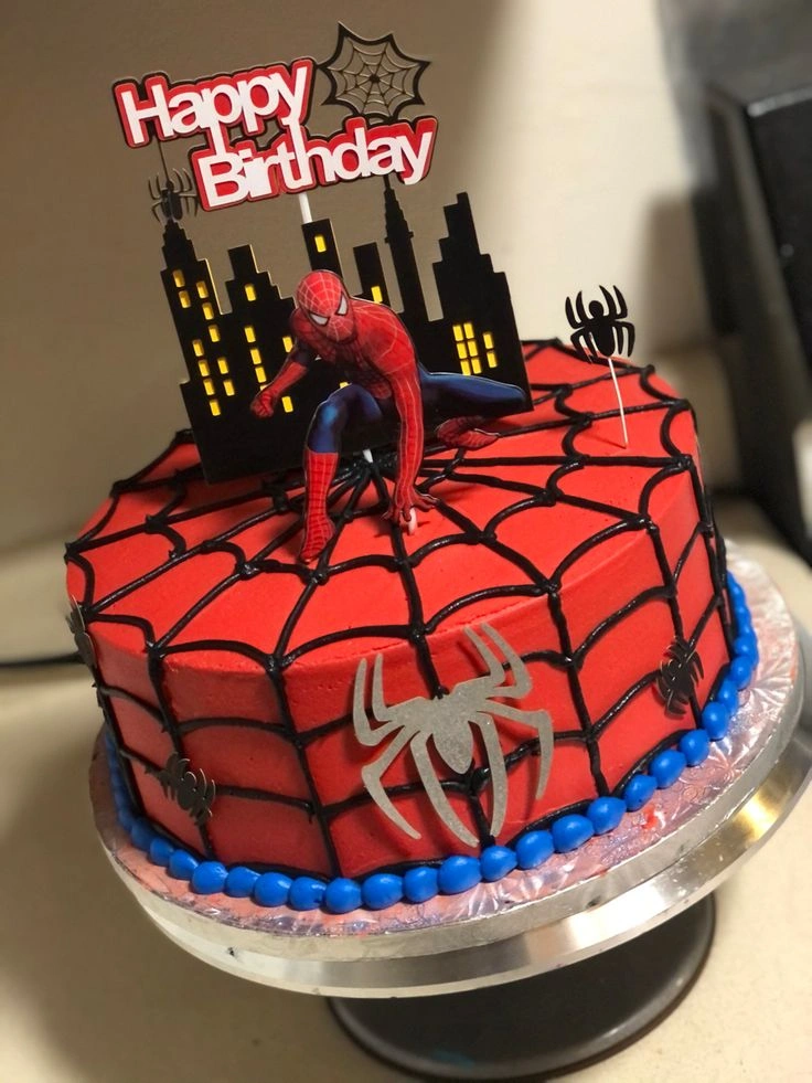 Smacking Spiderman Cake
