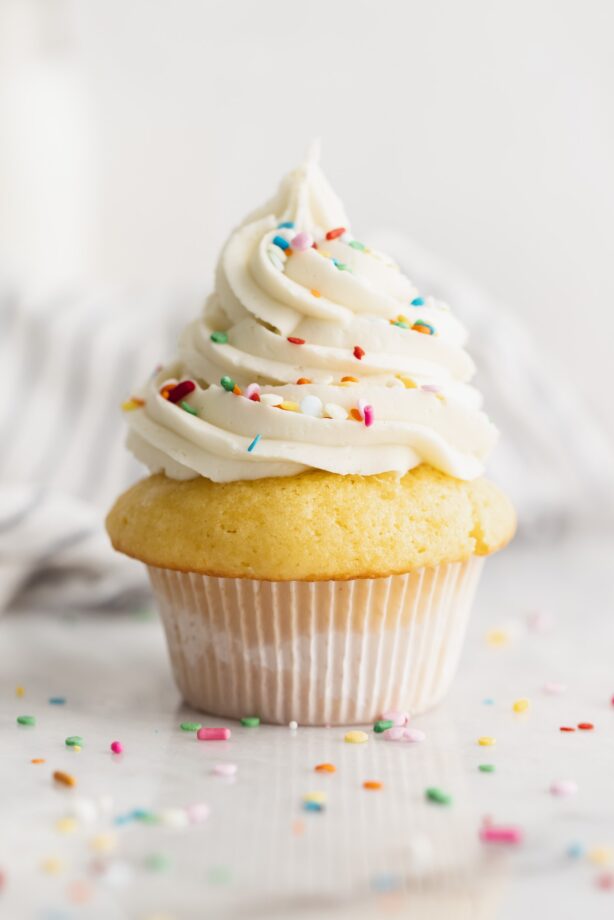 Single Serve Vanilla Cupcake
