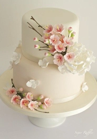 Fondant Pretty Two Tier Cake