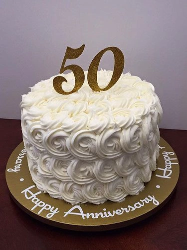 Fifth Anniversary Party Fondant Cake