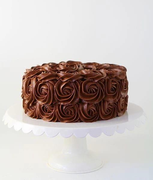 Chocolate Rosette Cake