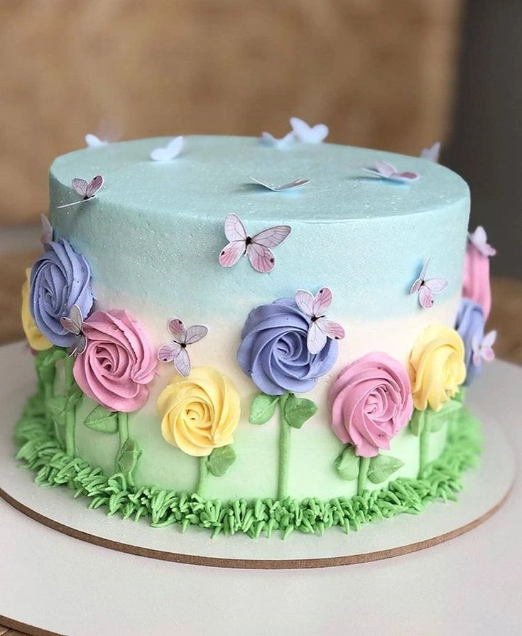 Cherished Floral Cake