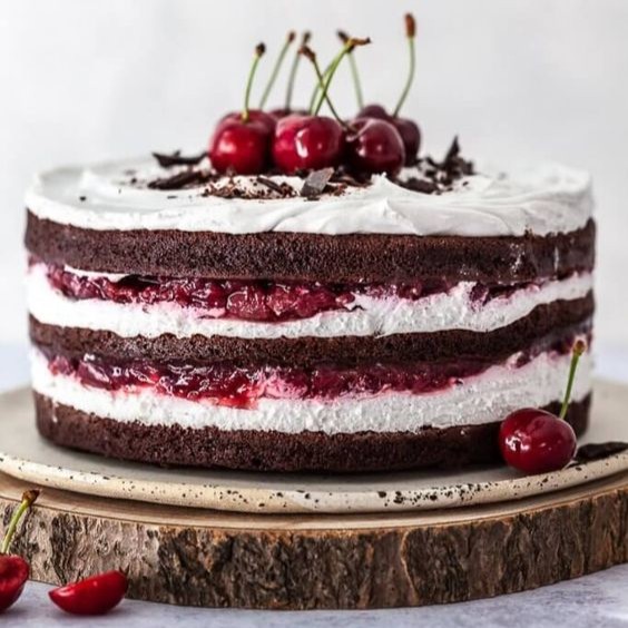 Black Forest Naked Cake
