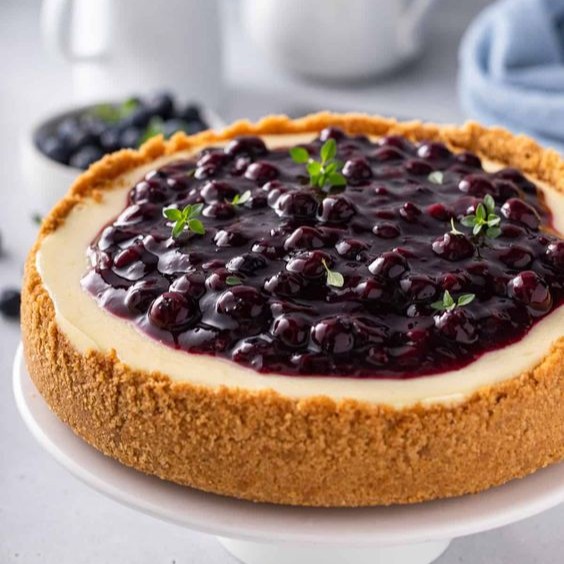Classic Blueberry Cheesecake
