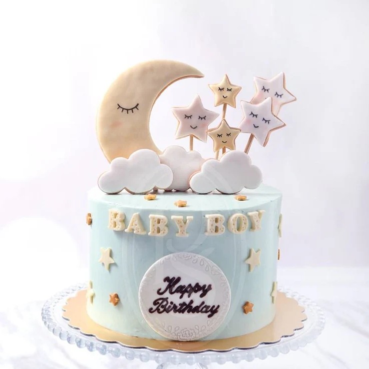 Surprise Baby Shower Fondant Cake
