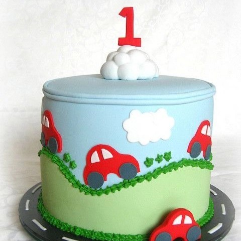 Delightful Car Theme Cake