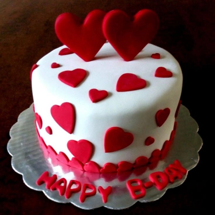 Love Party Fondant Cake