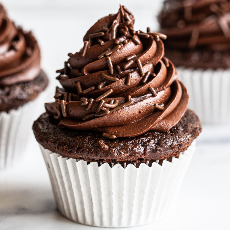 Moist Chocolate Cupcakes