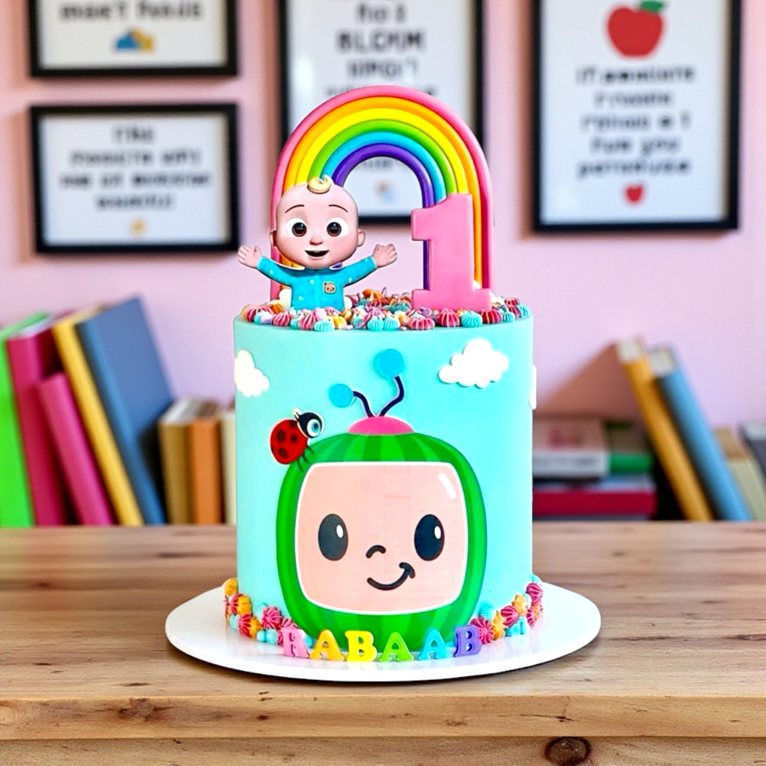 Cocomelon Birthday Bash Cake