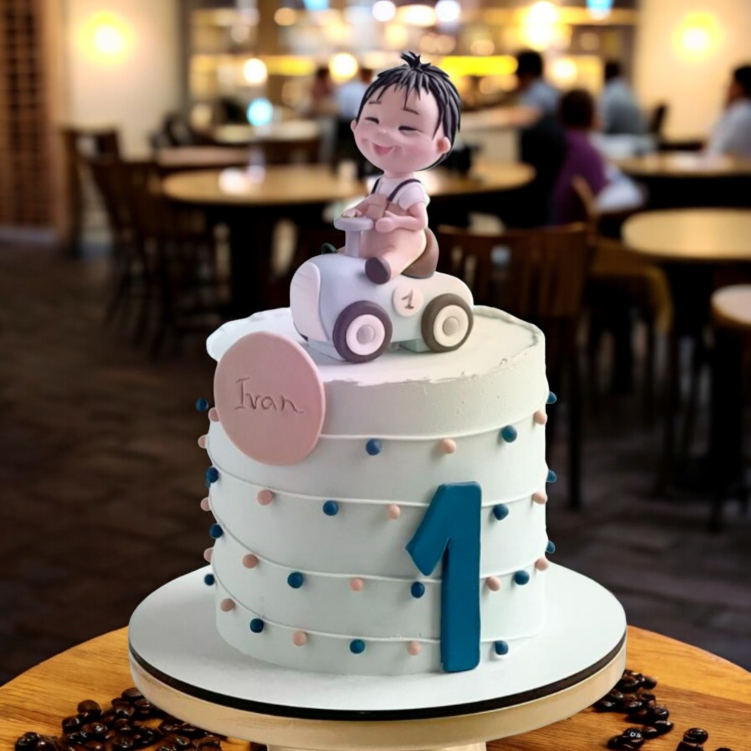 First Birthday Car Cake