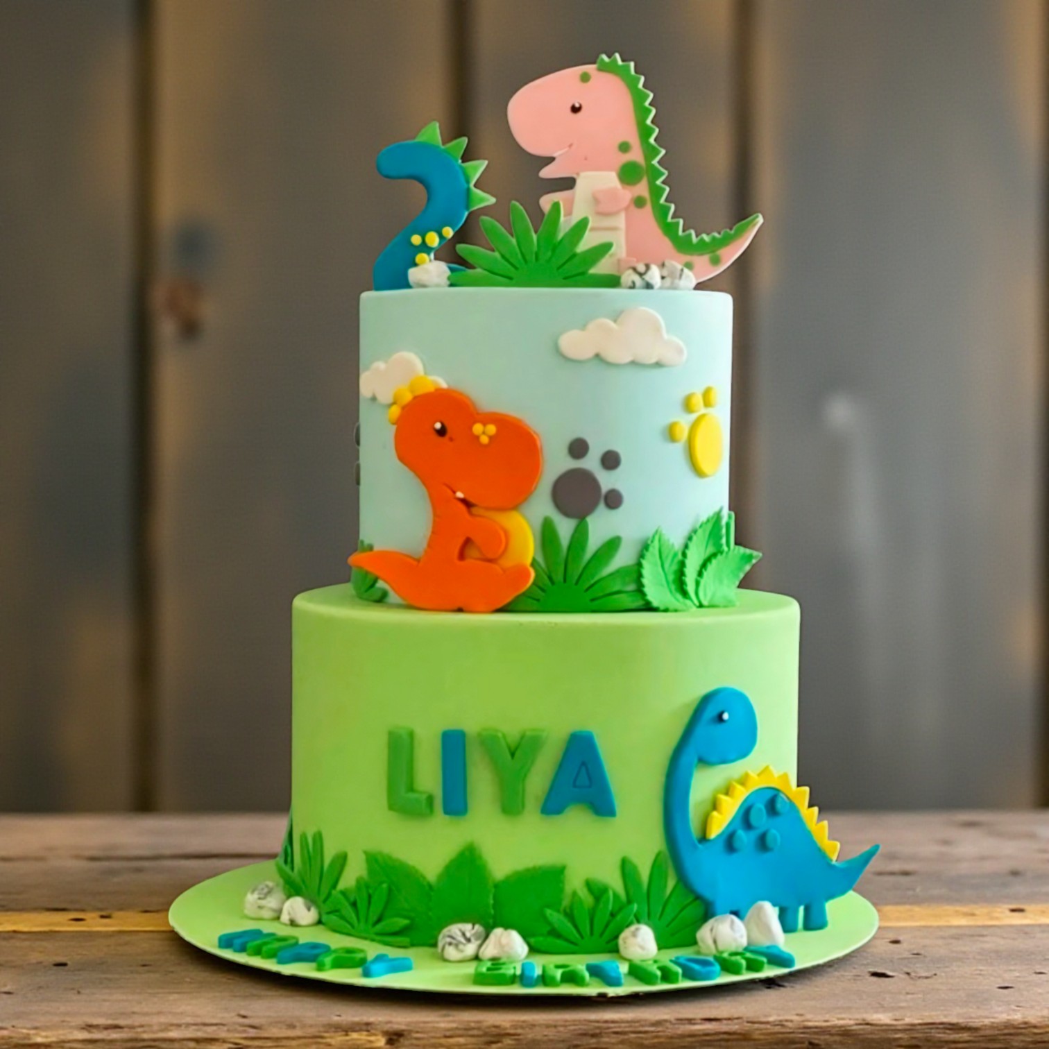 Dinosaur Fusion Cake
