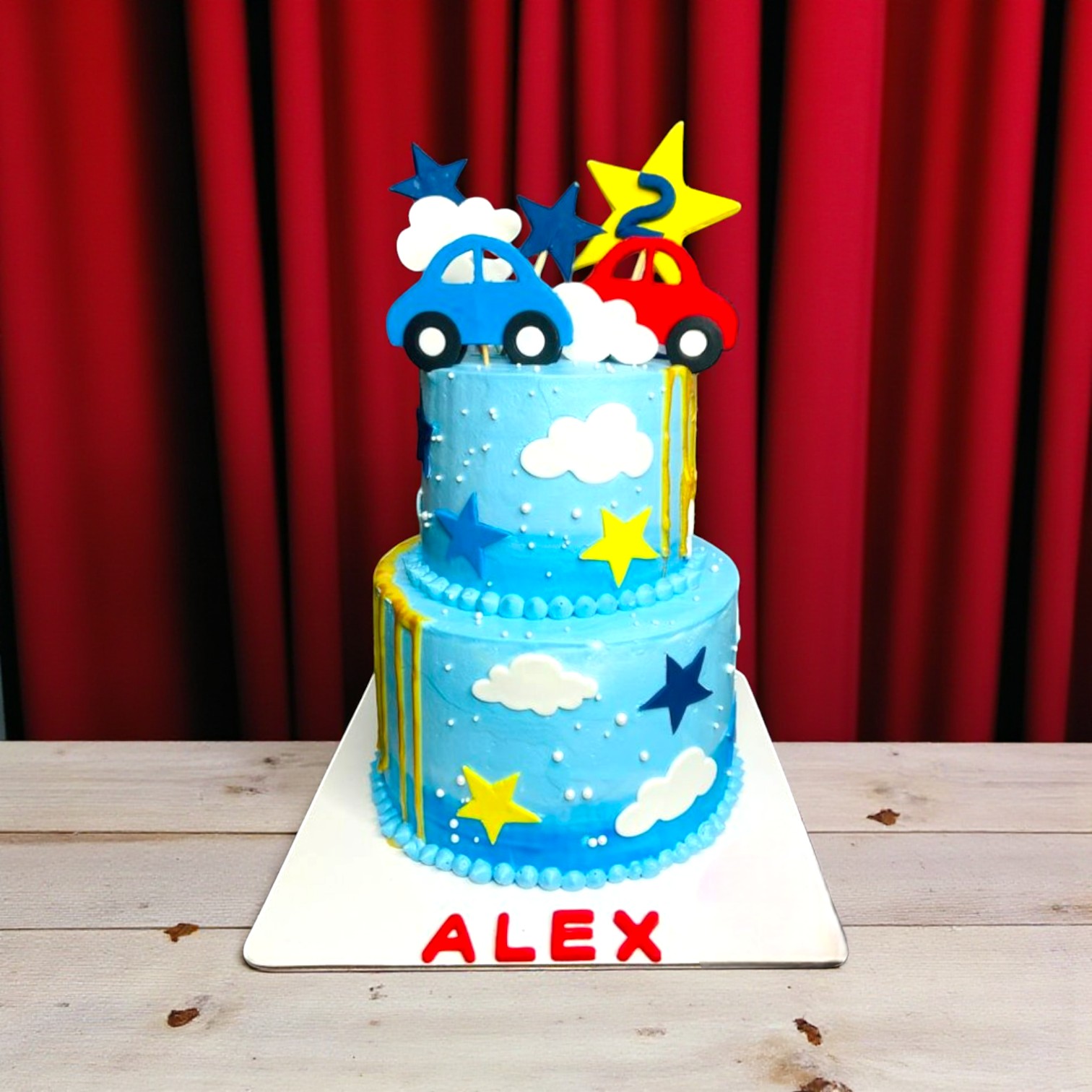 Playful Little Driver Car Cake