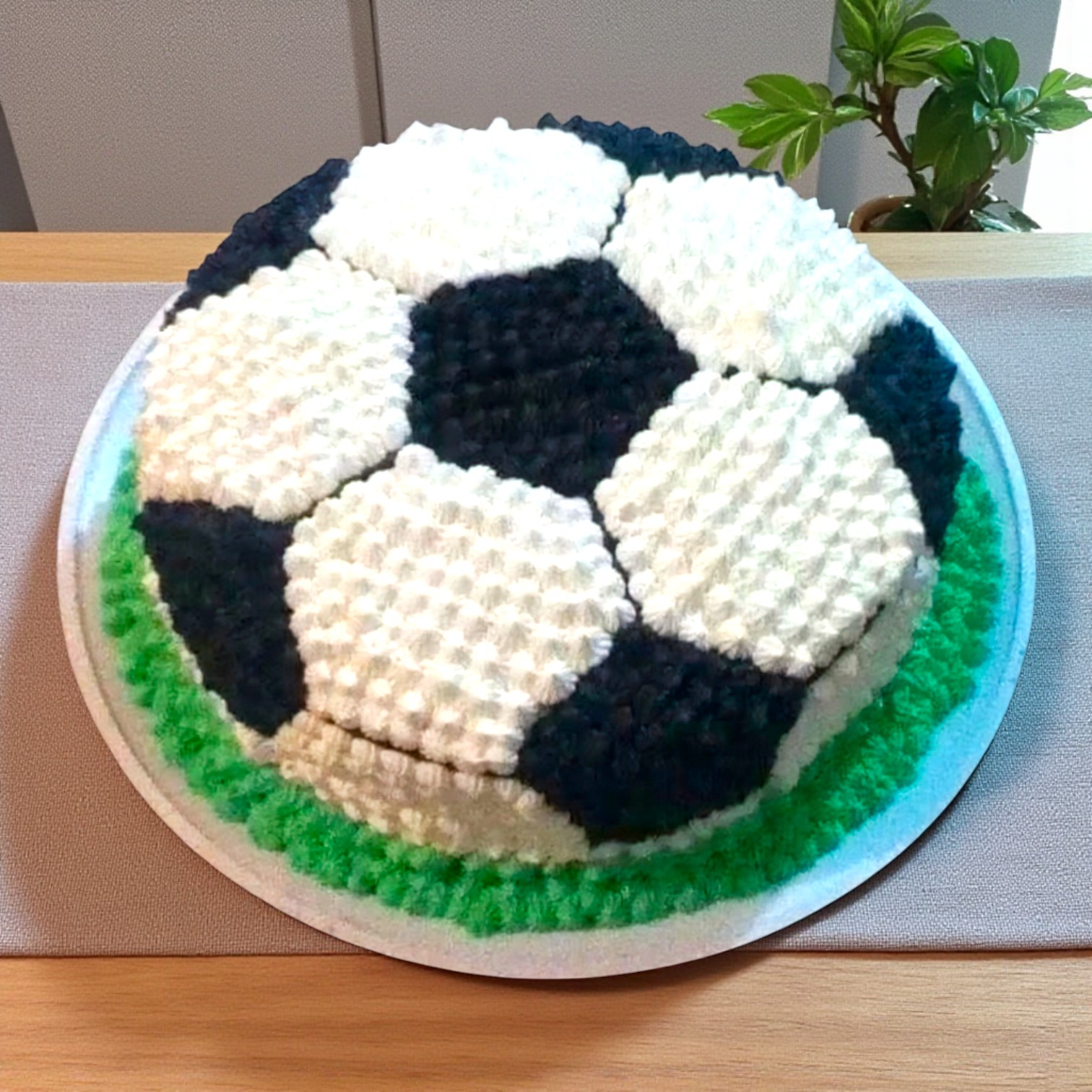 Football Cream Cake