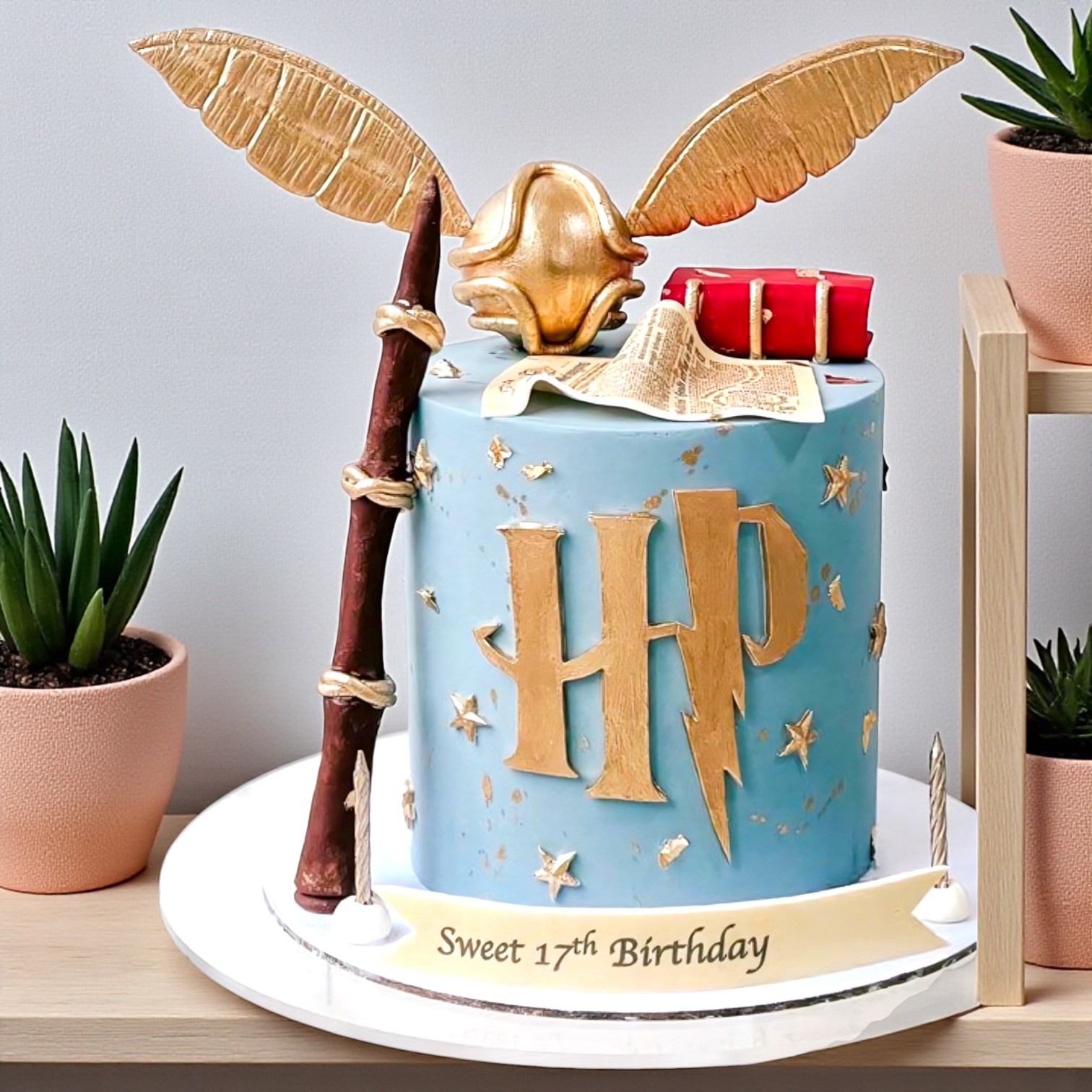 Harry Potter Snitch Cake