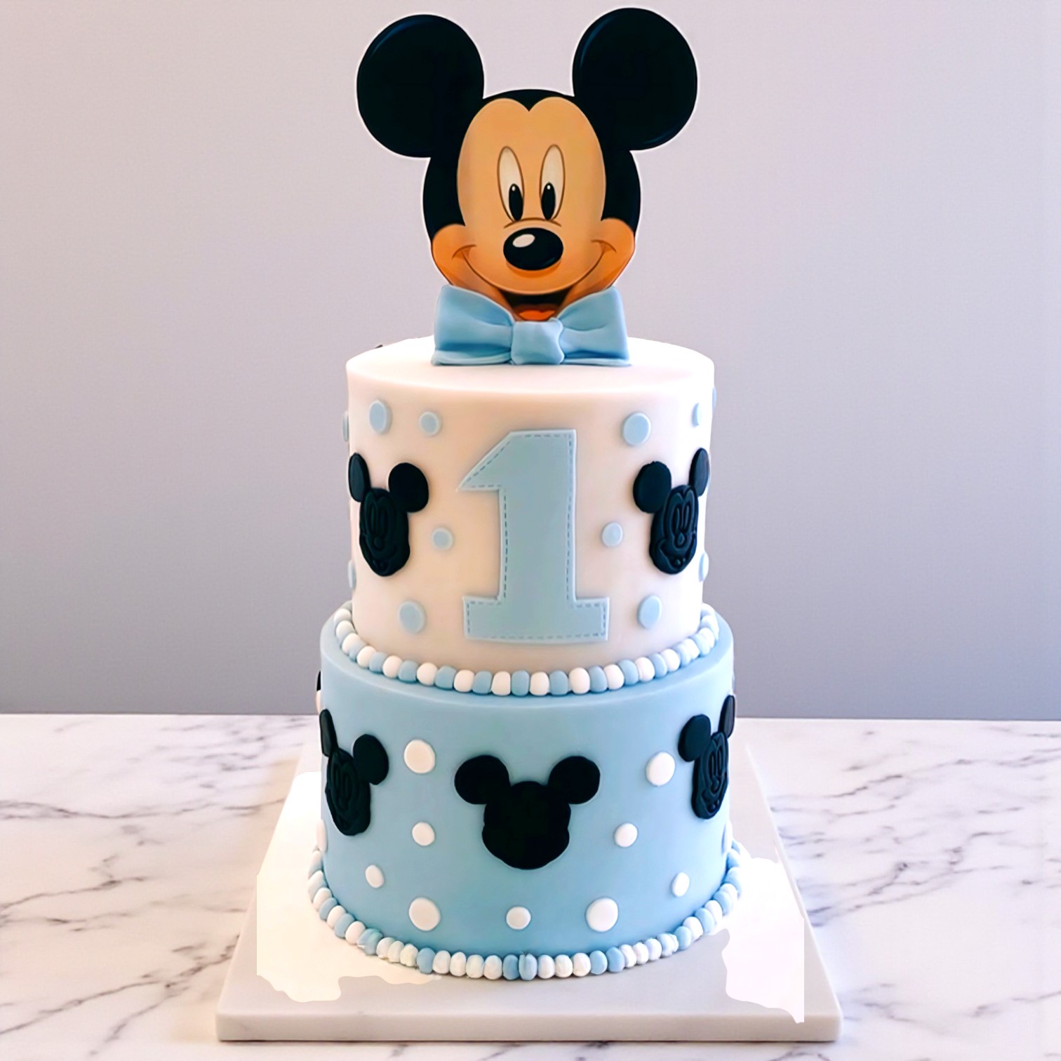 Mickey First Birthday Bash Cake