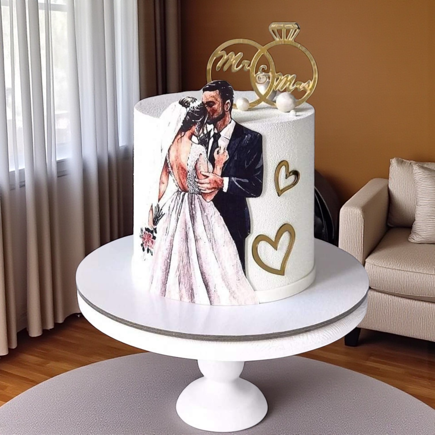 Beautiful Journey Anniversary Cake