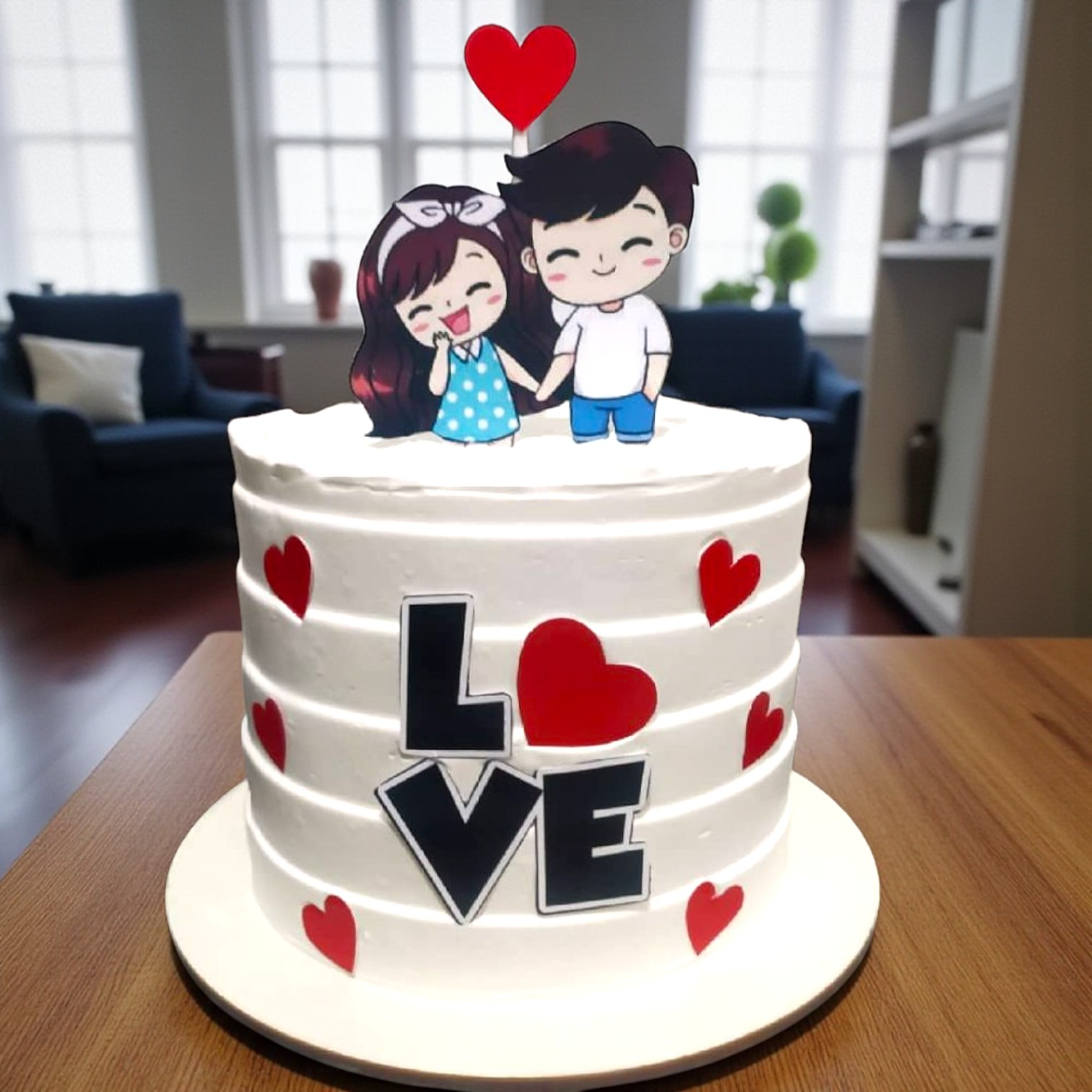 Cherished Memories Anniversary Cake