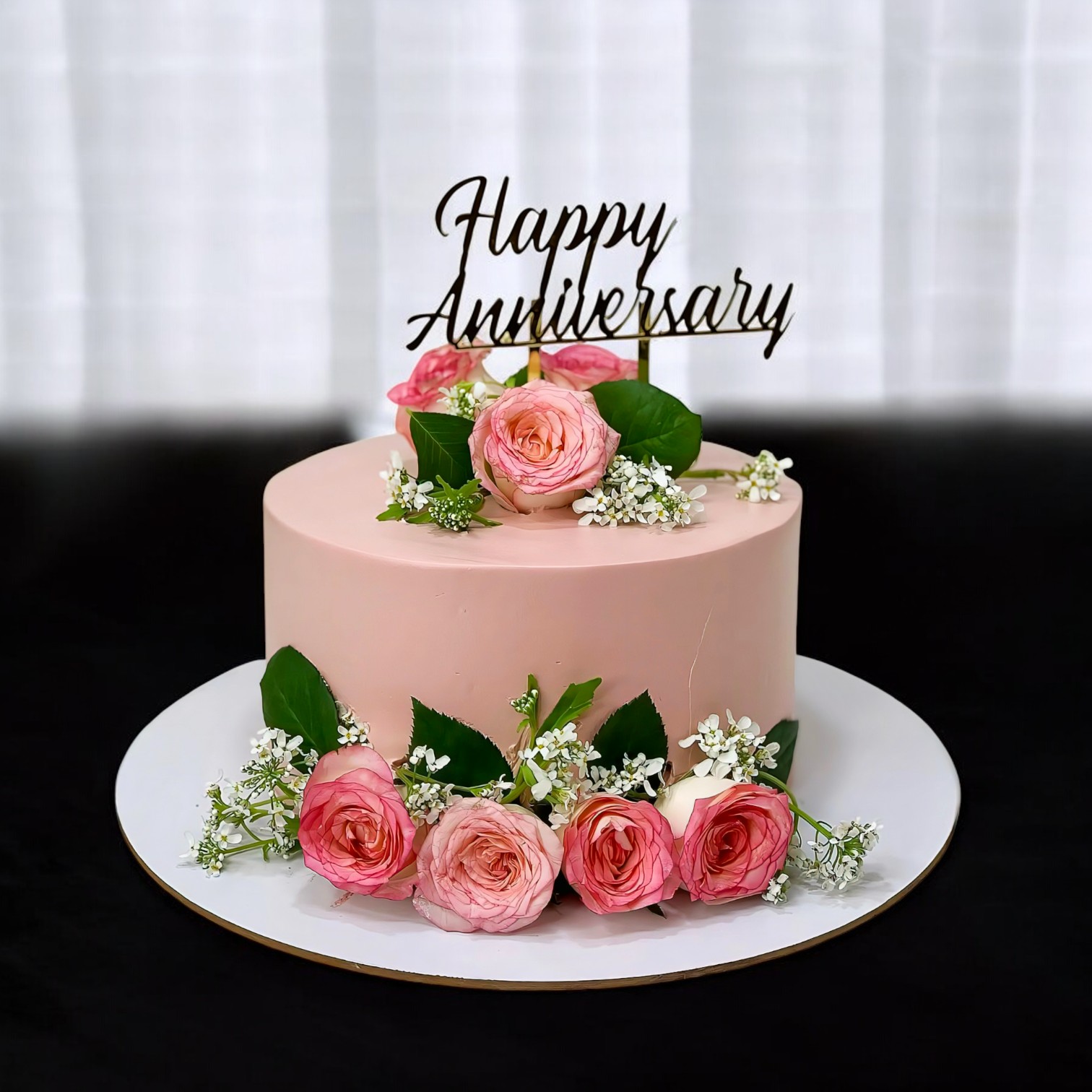 Forever Yours Anniversary Cake