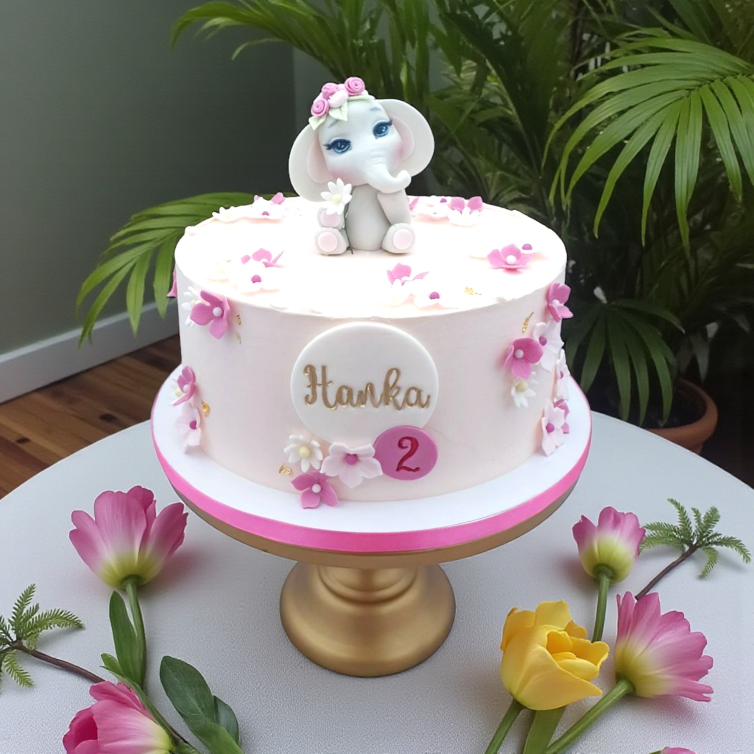 Elephant Jungle Cake