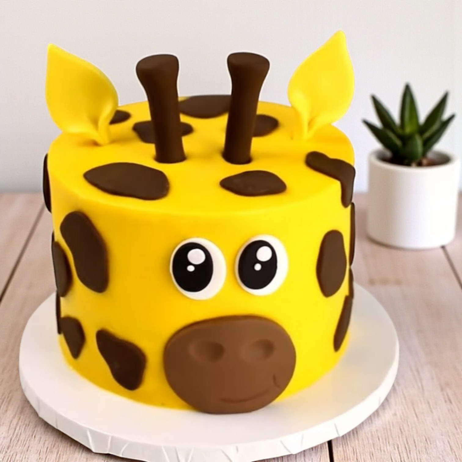 Giraffe Jungle Cake