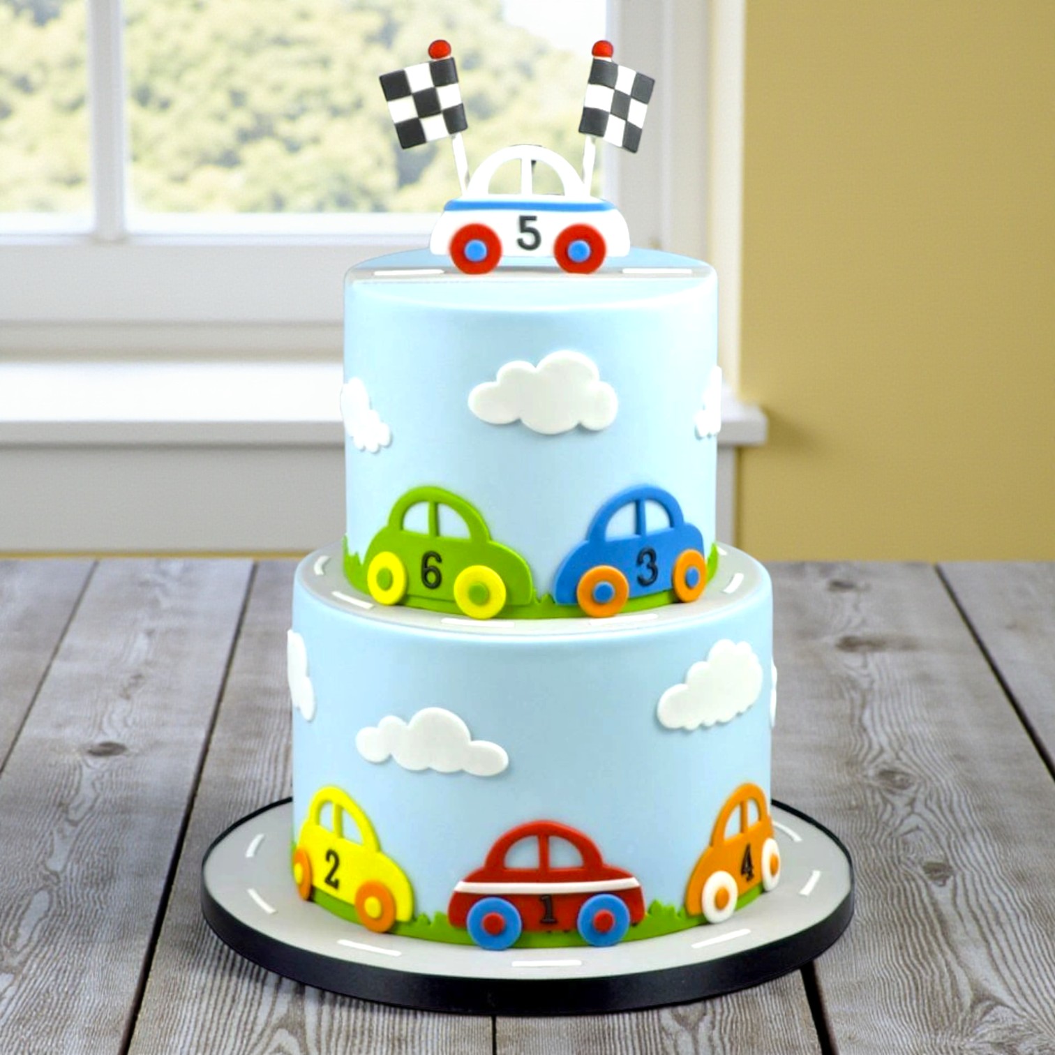 Playful Car Cake