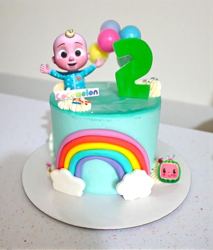 Cocomelon First Birthday Cake