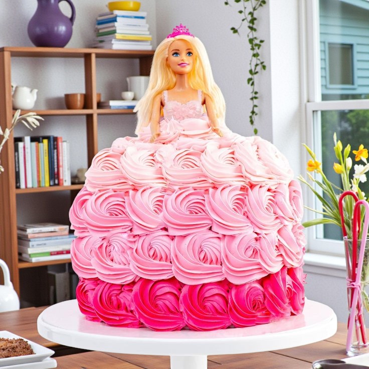 Magical Barbie Cake