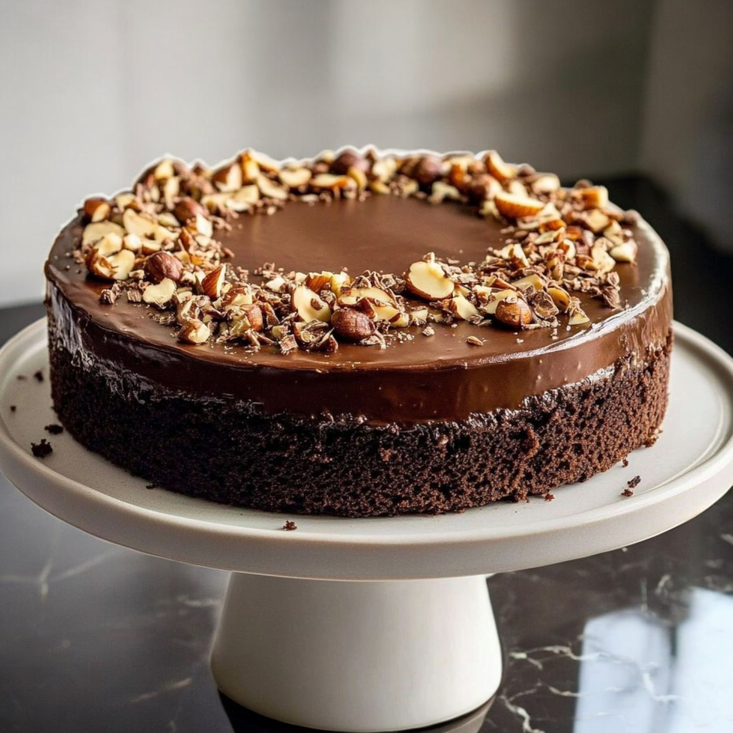 Hazelnut Ambrosia Cake