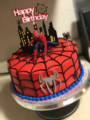 Smacking Spiderman Cake