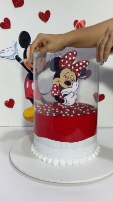 micky Theme Strawberry Pull Me Up Cake