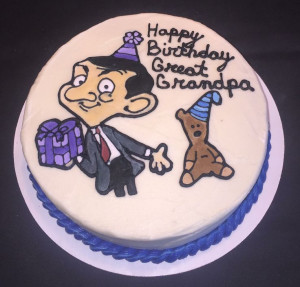 Mr Bean Poster Cake