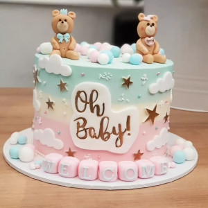 Adorable Baby Shower Cake