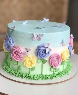 Cherished Floral Cake