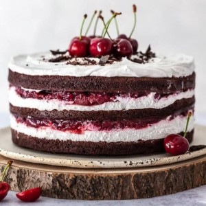 Black Forest Naked Cake