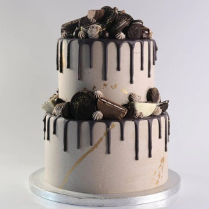2 tier Party Cream Cake