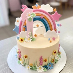 Rainbow birthday Cakes