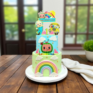 Cocomelon Rainbow Delight Cake