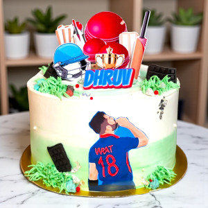 Kohli Special Cricket Cake