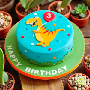 Dinosaur Fantasy Cake