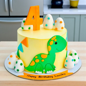Dinosaur Glory Cake