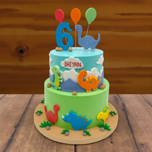 Dinosaur Serene Cake