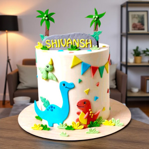 Dinosaur Treasure Cake