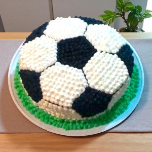 Football Cream Cake