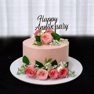 Forever Yours Anniversary Cake