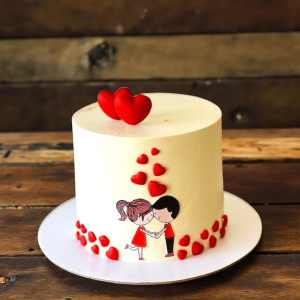 Simply Sweet Anniversary Cake