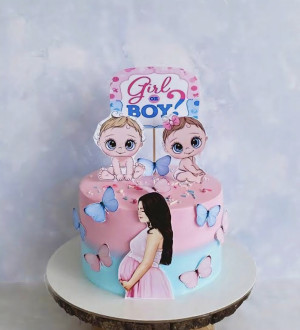 Mommy's Sweet Surprise cake